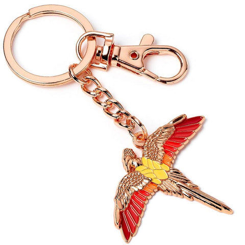 Harry Potter Charm Keyring Fawkes  - Official Merchandise Gifts