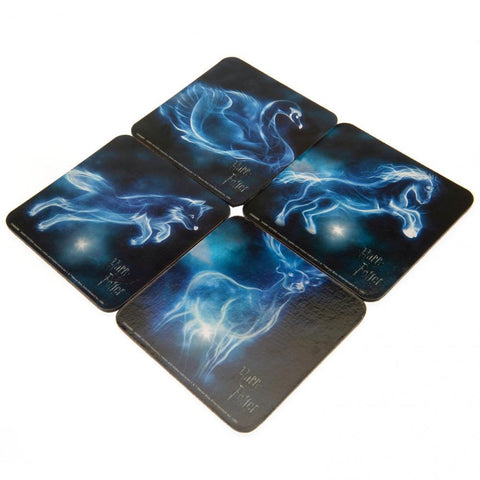 Harry Potter Coaster Set Patronus  - Official Merchandise Gifts