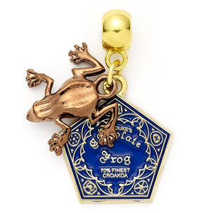 Harry Potter Gold Plated Charm Chocolate Frog  - Official Merchandise Gifts