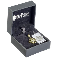 Harry Potter Gold Plated Crystal Charm Time Turner  - Official Merchandise Gifts