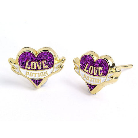Harry Potter Gold Plated Earrings Love Potion  - Official Merchandise Gifts