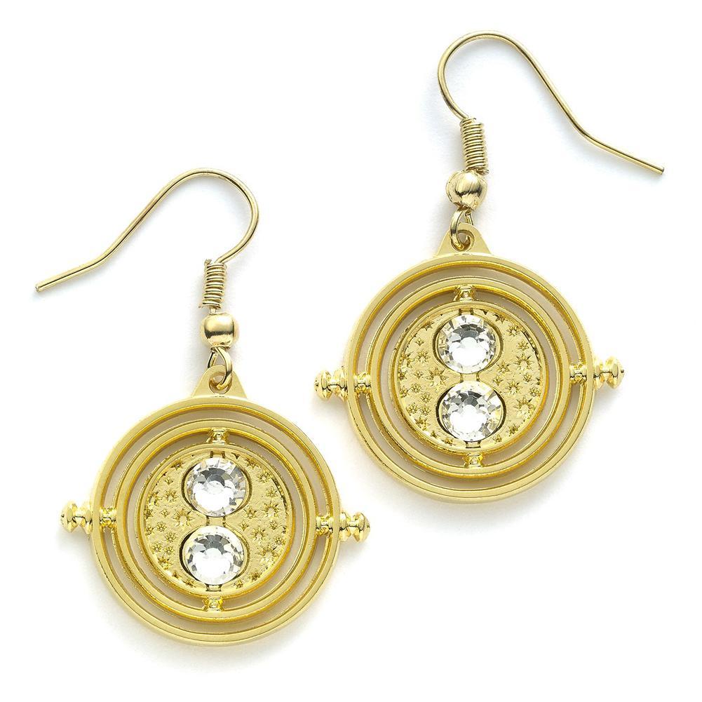 Harry Potter Gold Plated Earrings Time Turner  - Official Merchandise Gifts
