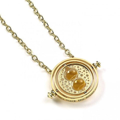 Harry Potter Gold Plated Necklace Time Turner  - Official Merchandise Gifts