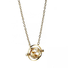 Harry Potter Gold Plated Necklace Time Turner  - Official Merchandise Gifts