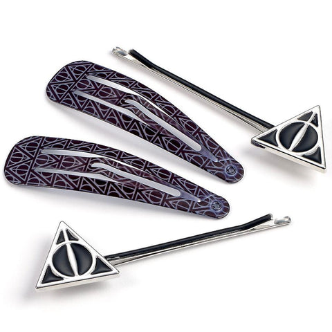 Harry Potter Hair Clips Deathly Hallows  - Official Merchandise Gifts