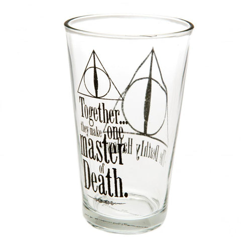 Harry Potter Large Glass Deathly Hallows  - Official Merchandise Gifts