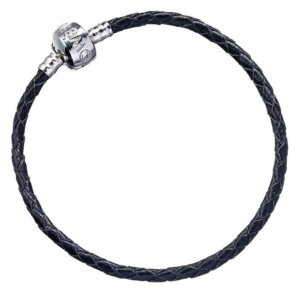 Harry Potter Leather Charm Bracelet Black L  - Official Merchandise Gifts