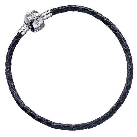 Harry Potter Leather Charm Bracelet Black S  - Official Merchandise Gifts