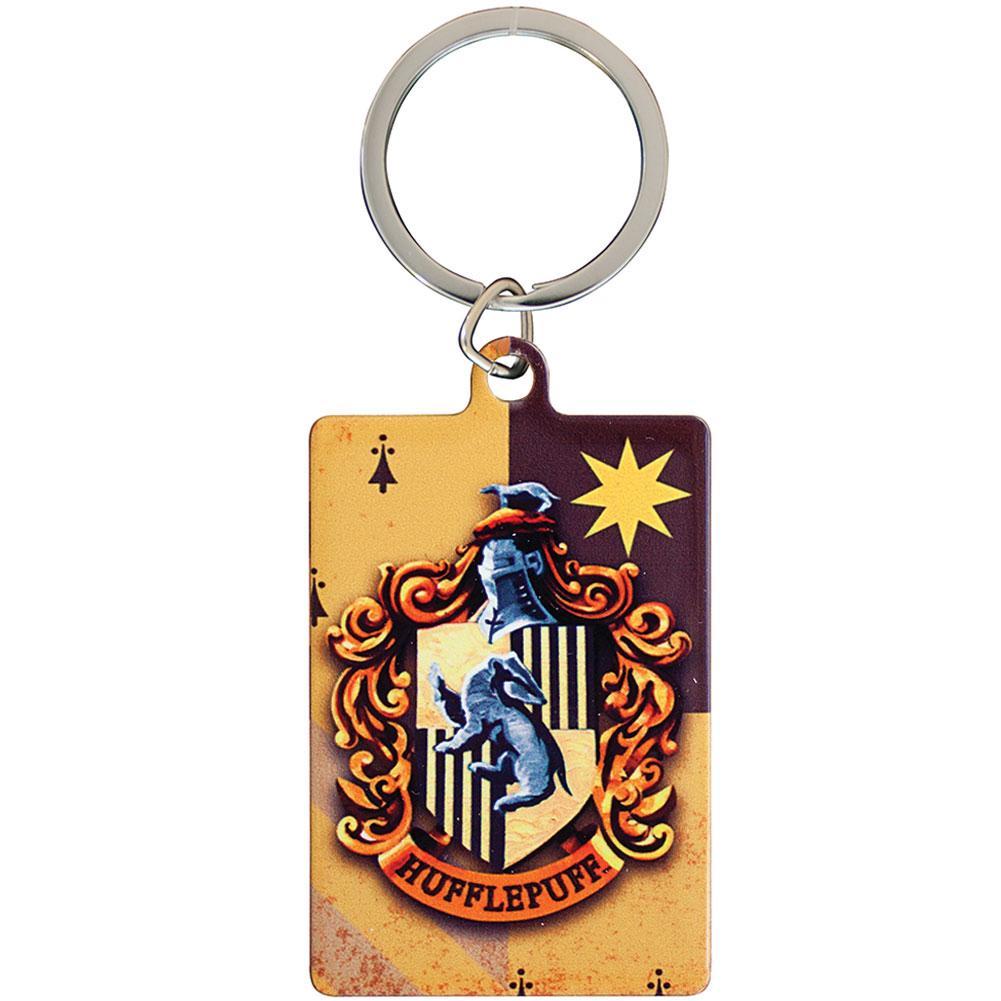 Harry Potter Metal Keyring Hufflepuff  - Official Merchandise Gifts