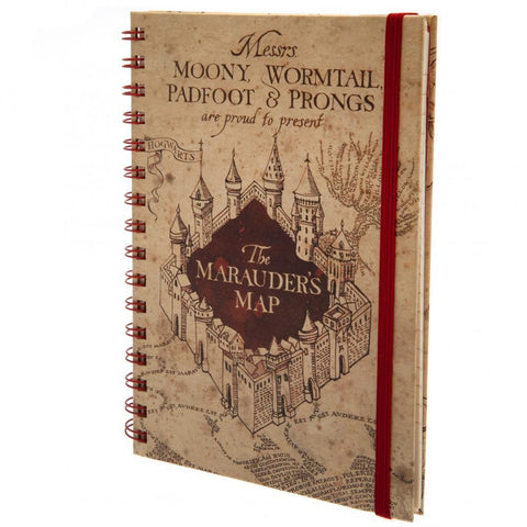 Harry Potter Notebook Marauders Map  - Official Merchandise Gifts