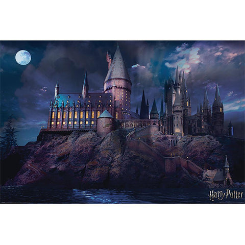 Harry Potter Poster Hogwarts Night 299  - Official Merchandise Gifts