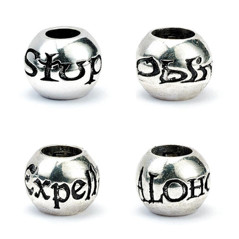 Harry Potter Silver Plated Bead Charm Set  - Official Merchandise Gifts