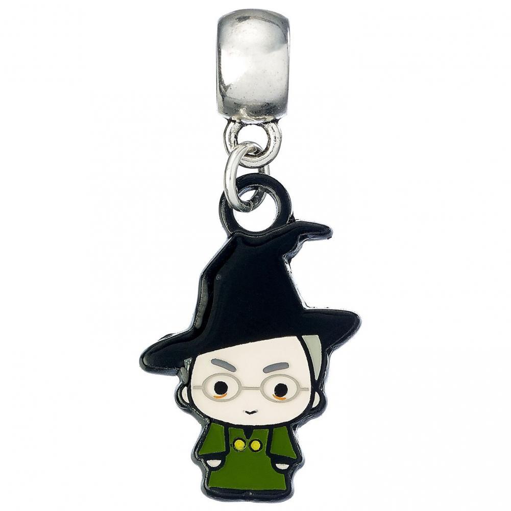 Harry Potter Silver Plated Charm Chibi Professor McGonagall  - Official Merchandise Gifts