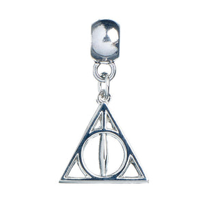 Harry Potter Silver Plated Charm Deathly Hallows  - Official Merchandise Gifts