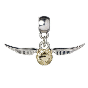 Harry Potter Silver Plated Charm Golden Snitch  - Official Merchandise Gifts