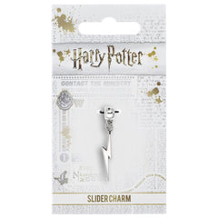 Harry Potter Silver Plated Charm Lightning Bolt  - Official Merchandise Gifts