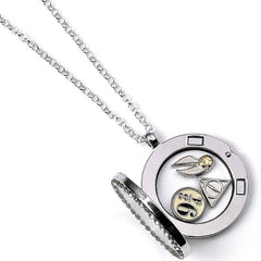 Harry Potter Silver Plated Charm Locket Necklace  - Official Merchandise Gifts