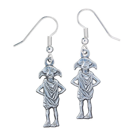 Harry Potter Silver Plated Earrings Dobby House Elf  - Official Merchandise Gifts