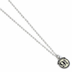 Harry Potter Silver Plated Necklace 9 & 3 Quarters  - Official Merchandise Gifts