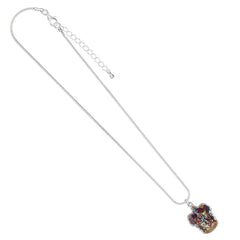 Harry Potter Silver Plated Necklace Gryffindor  - Official Merchandise Gifts