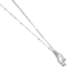 Harry Potter Silver Plated Necklace Hedwig Owl  - Official Merchandise Gifts