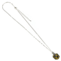 Harry Potter Silver Plated Necklace Hufflepuff  - Official Merchandise Gifts