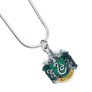 Harry Potter Silver Plated Necklace Slytherin  - Official Merchandise Gifts