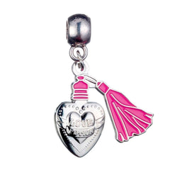 Harry Potter Silver Plated Slider Charm Set  - Official Merchandise Gifts