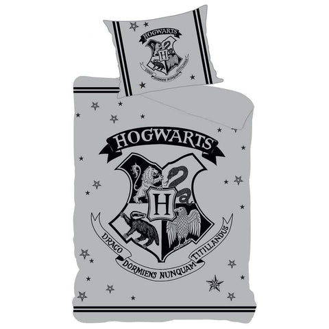 Harry Potter Single Duvet Set Hogwarts  - Official Merchandise Gifts