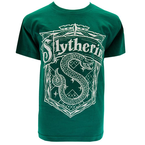 Harry Potter Slytherin T Shirt Junior 7-8 Yrs  - Official Merchandise Gifts