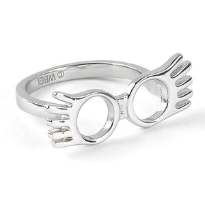 Harry Potter Stainless Steel Ring Luna Glasses Small  - Official Merchandise Gifts