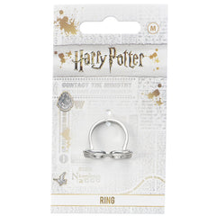 Harry Potter Stainless Steel Ring Luna Glasses Small  - Official Merchandise Gifts