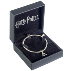 Harry Potter Sterling Silver Bracelet Deathly Hallows  - Official Merchandise Gifts