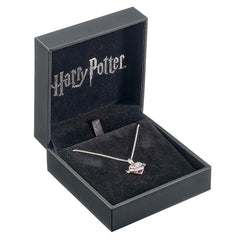 Harry Potter Sterling Silver Crystal Necklace Love Potion  - Official Merchandise Gifts