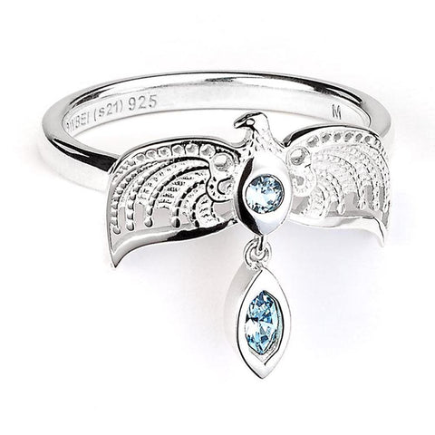 Harry Potter Sterling Silver Crystal Ring Diadem Small  - Official Merchandise Gifts