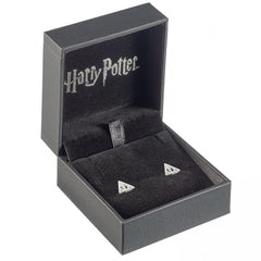 Harry Potter Sterling Silver Earrings Deathly Hallows  - Official Merchandise Gifts