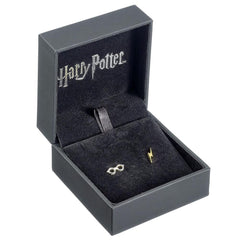 Harry Potter Sterling Silver Earrings Lightning Bolt & Glasses  - Official Merchandise Gifts