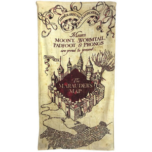 Harry Potter Towel Marauders Map  - Official Merchandise Gifts