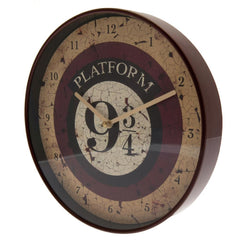 Harry Potter Wall Clock 9 & 3 Quarters  - Official Merchandise Gifts