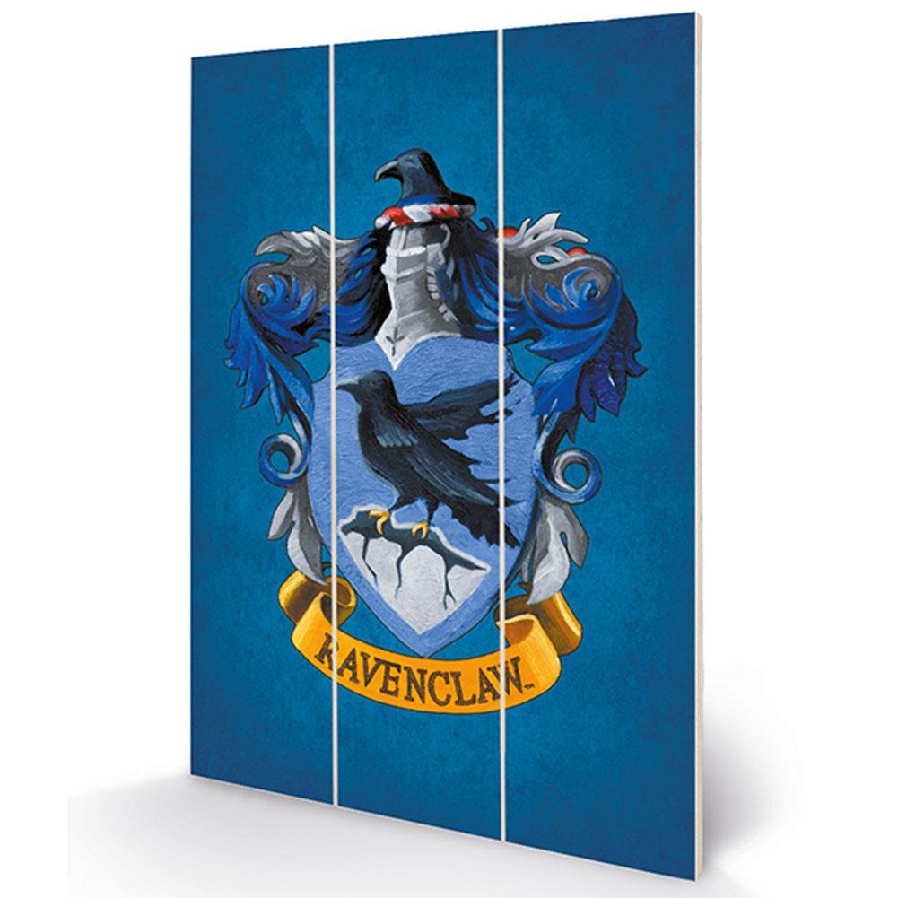 Harry Potter Wood Print Ravenclaw  - Official Merchandise Gifts