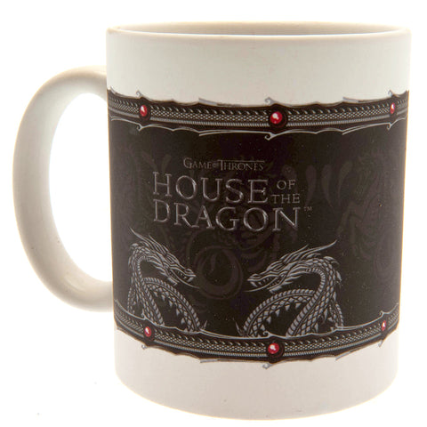 House Of The Dragon Mug Silver Dragon