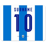 Personalised Huddersfield Town Retro Shirt Mouse Mat