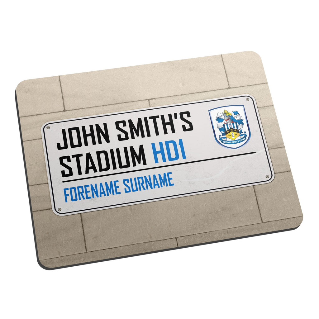 Personalised Huddersfield Town Street Sign Mouse Mat