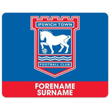 Personalised Ipswich Town FC Bold Crest Mouse Mat