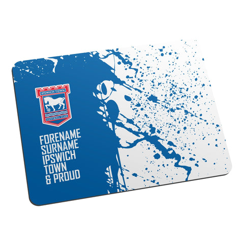 Personalised Ipswich Town FC Proud Mouse Mat