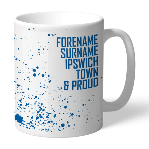 Personalised Ipswich Town FC Proud Mug