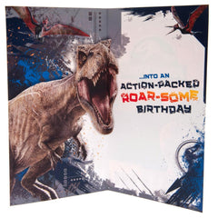 Jurassic World Birthday Card  - Official Merchandise Gifts