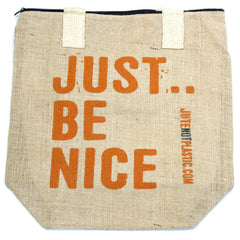 Just Be Nice Shopping Bag