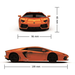Lamborghini Aventador Radio Controlled Car 1:24 Scale Orange  - Official Merchandise Gifts