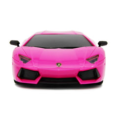 Lamborghini Aventador Radio Controlled Car 1:24 Scale Pink  - Official Merchandise Gifts